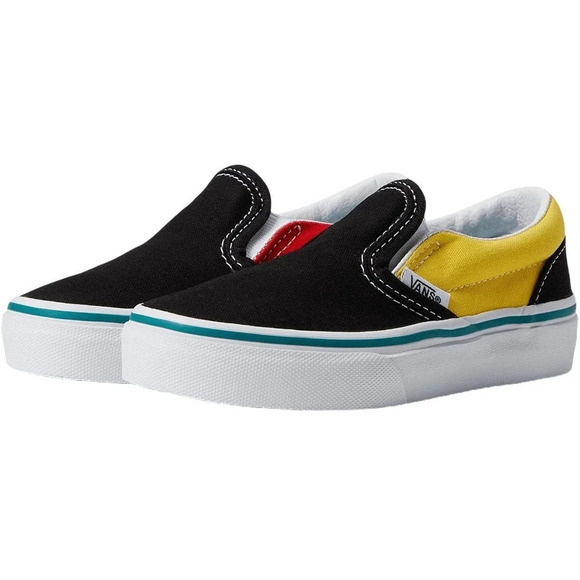 Vans Classic Slip-On Kids Unisex Multicolor‎ Canvas Shoes Kids Size 12.0 - Picture 1 of 8